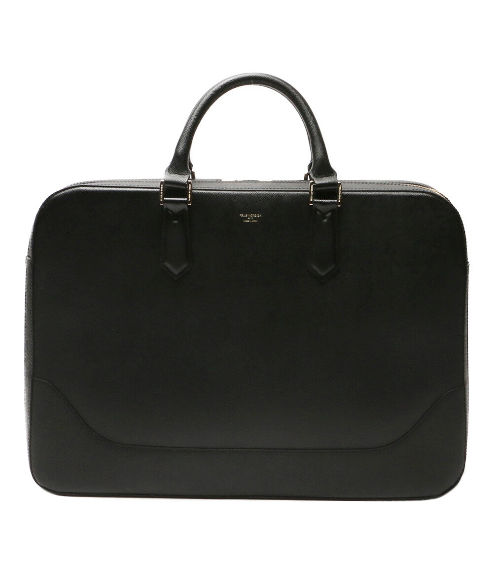 ペッレモルビダ 美品 ブリーフケース BLK スクエア      メンズ   PELLE MORBIDA