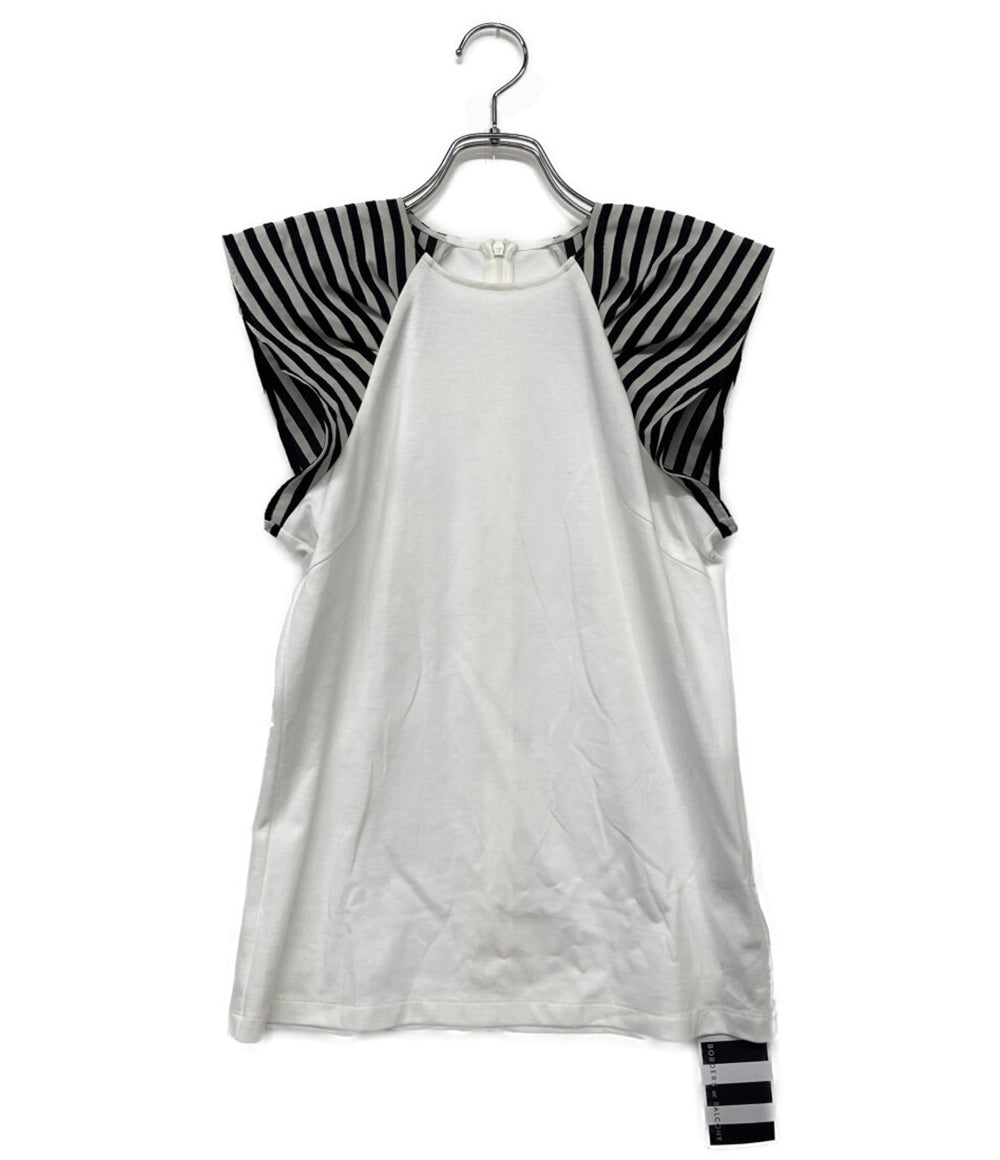 BORDERS at BALCONY ボーダーズ アット バルコニー カットソー BD2311-2C-32 ホワイト レディース SIZE 36