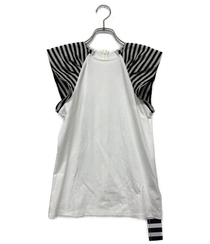 BORDERS at BALCONY ボーダーズ アット バルコニー カットソー BD2311-2C-32 ホワイト レディース SIZE 36