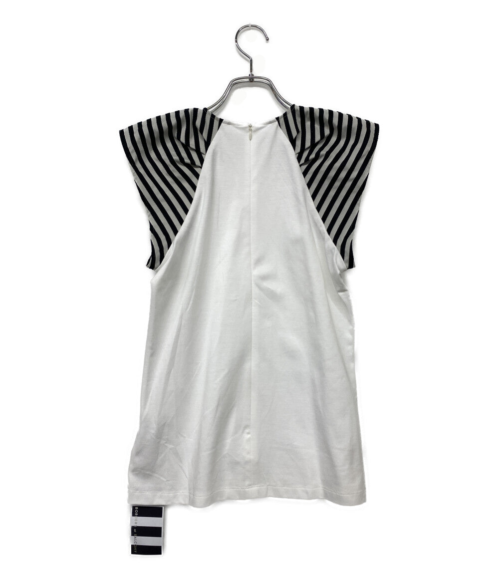 BORDERS at BALCONY ボーダーズ アット バルコニー カットソー BD2311-2C-32 ホワイト レディース SIZE 36
