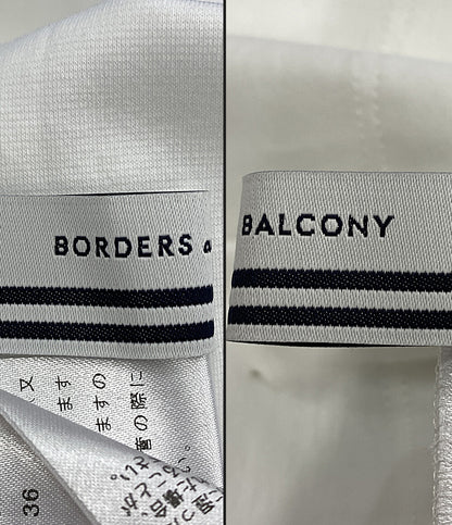 BORDERS at BALCONY ボーダーズ アット バルコニー カットソー BD2311-2C-32 ホワイト レディース SIZE 36