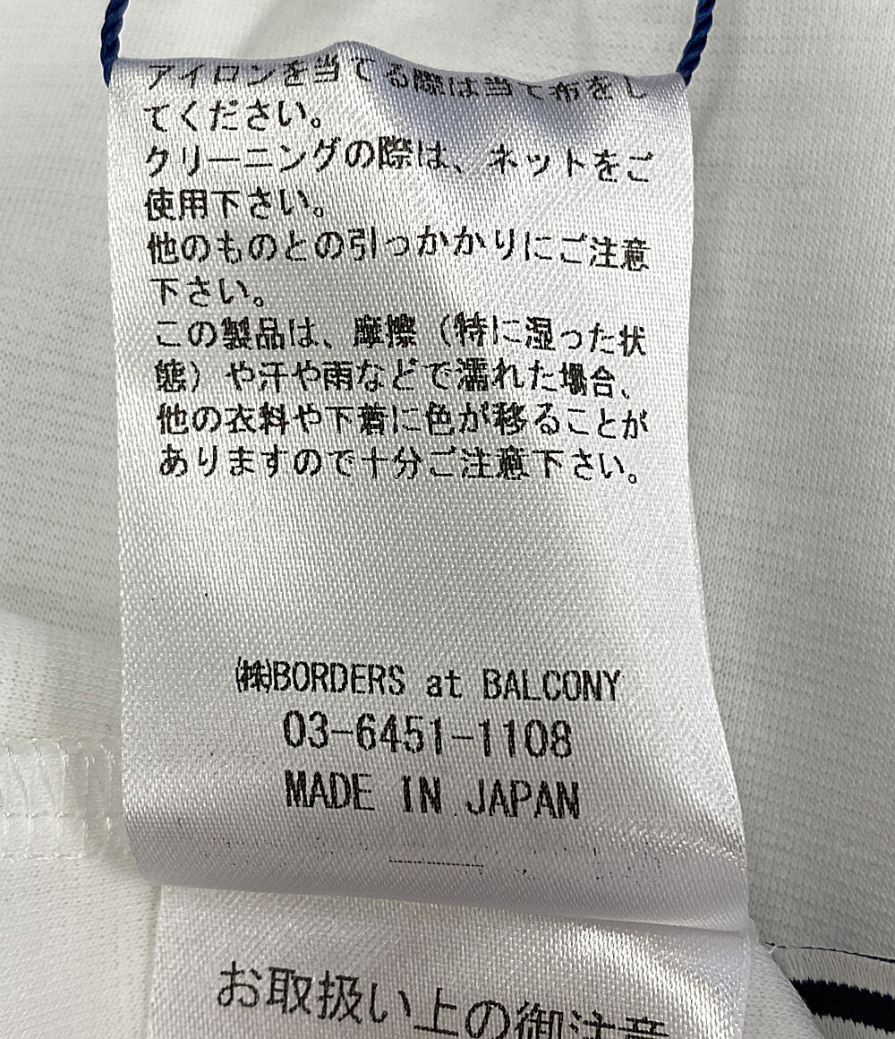 BORDERS at BALCONY ボーダーズ アット バルコニー カットソー BD2311-2C-32 ホワイト レディース SIZE 36