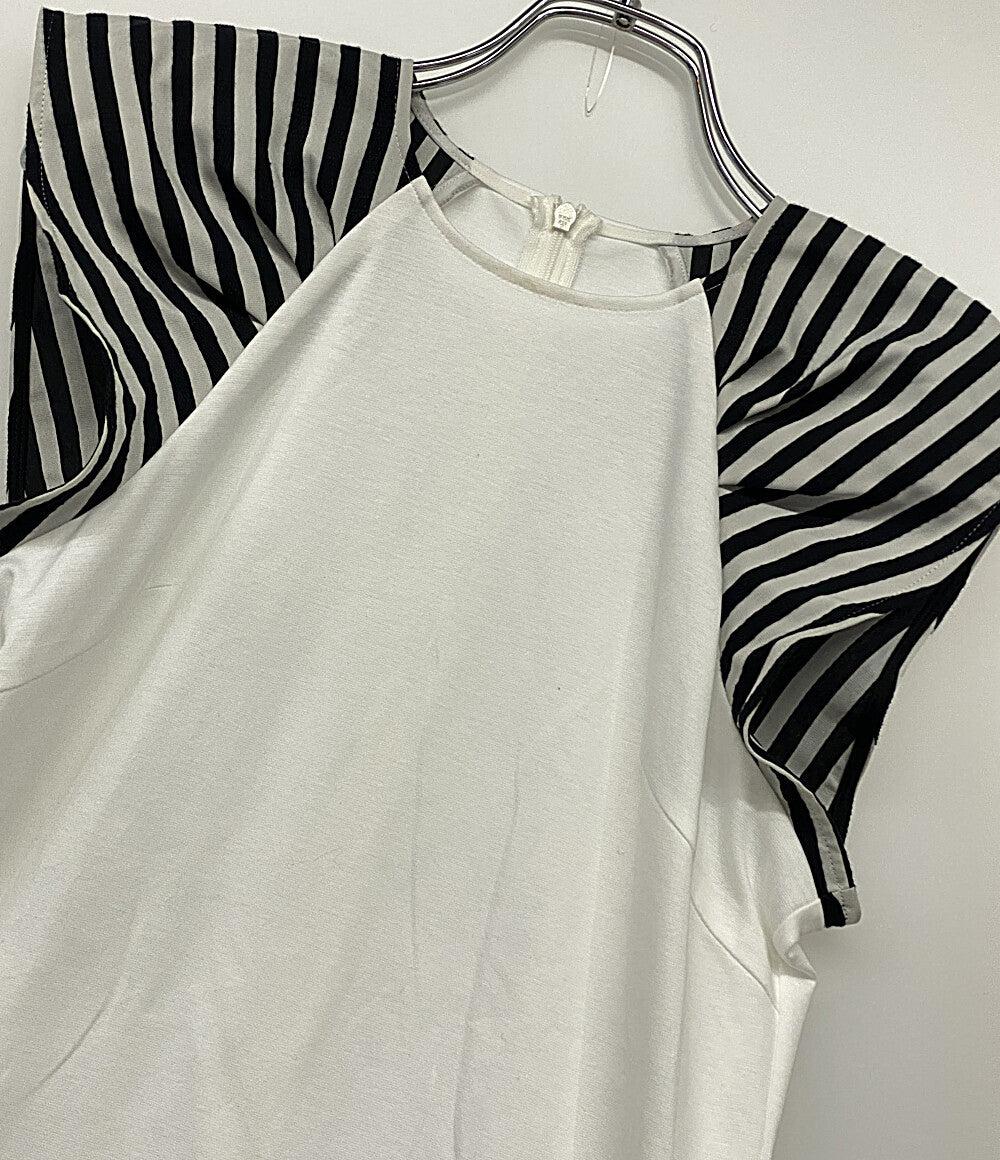 BORDERS at BALCONY ボーダーズ アット バルコニー カットソー BD2311-2C-32 ホワイト レディース SIZE 36