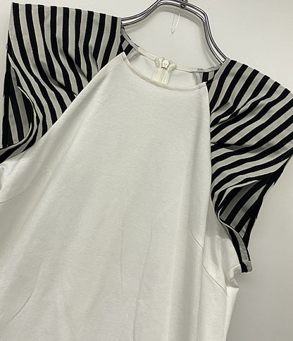 BORDERS at BALCONY ボーダーズ アット バルコニー カットソー BD2311-2C-32 ホワイト レディース SIZE 36