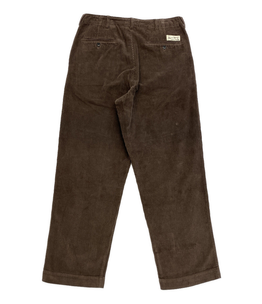 merz b. schwanen メルツベーシュヴァーネン コーデュロイパンツ ブラウン メンズ SIZE 5/M