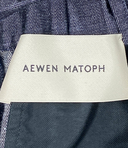 美品 イウエンマトフ オールインワン デニム 8726-162-0085 レディース SIZE 38 AEWEN MATOPH