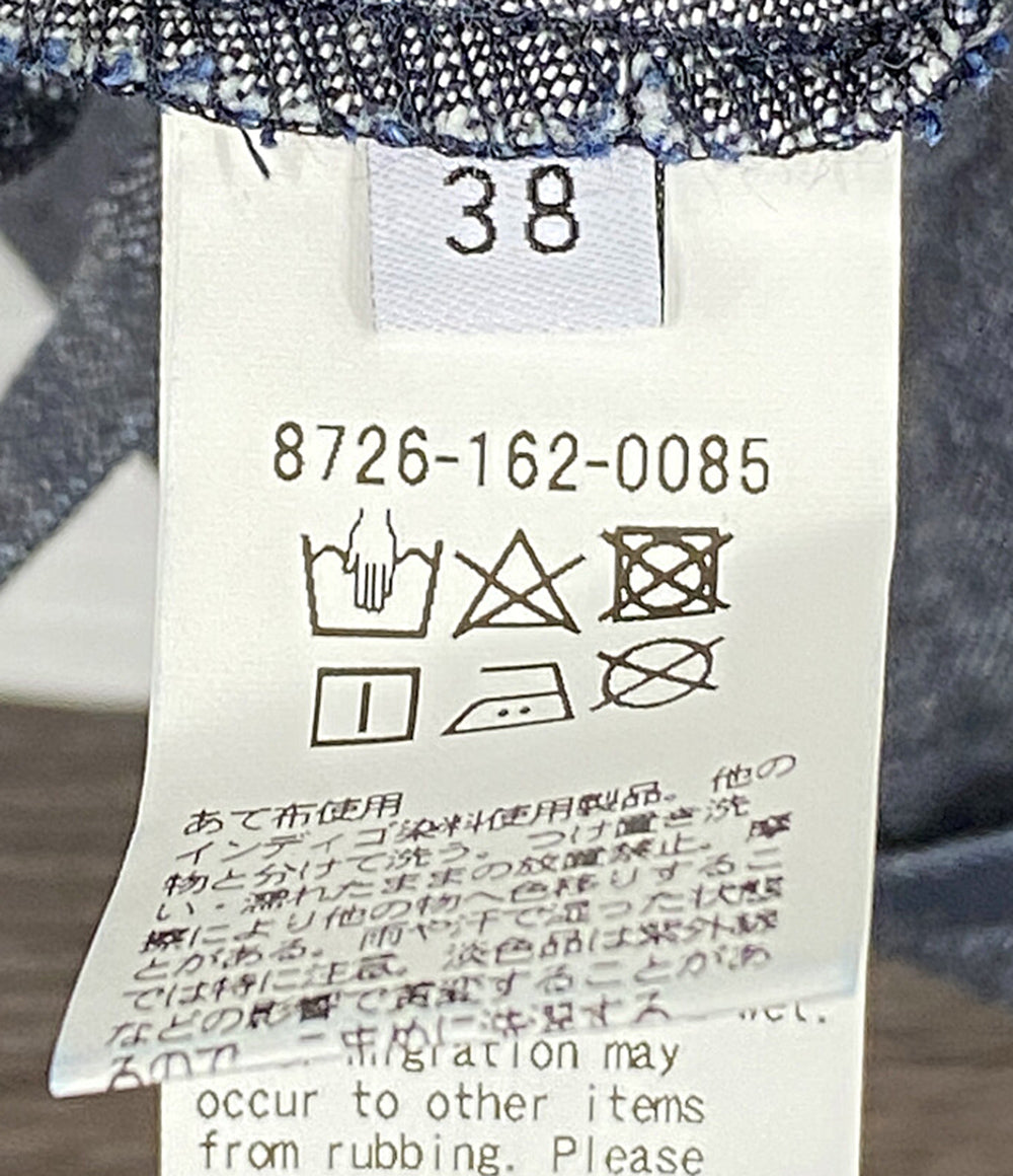 美品 イウエンマトフ オールインワン デニム 8726-162-0085 レディース SIZE 38 AEWEN MATOPH