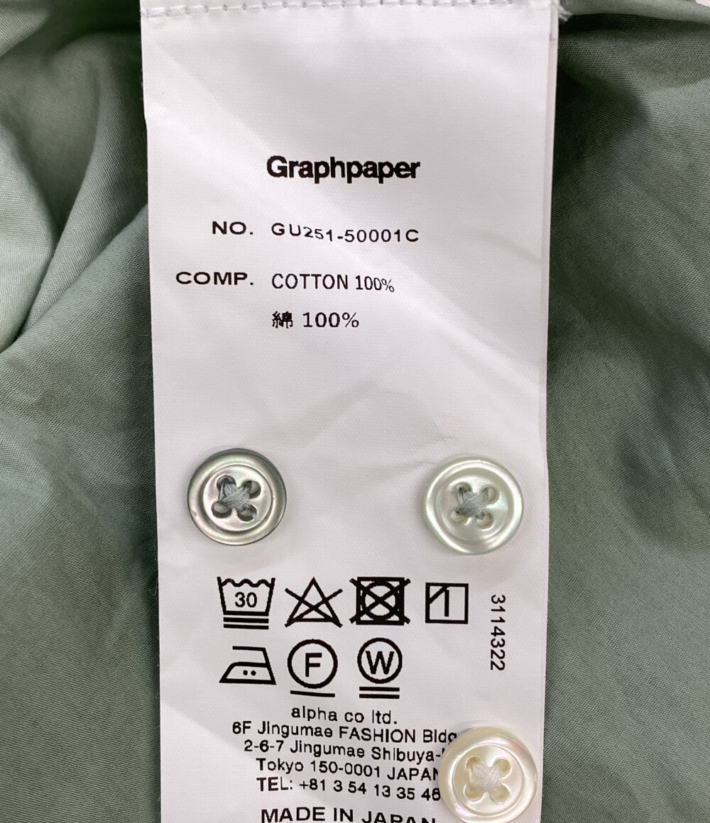 美品 グラフペーパー 長袖シャツ グラデーション GU251-50001C メンズ SIZE 1 Graphpaper