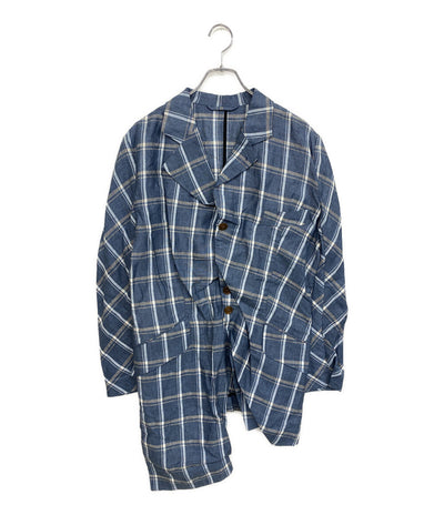 ヴィヴィアンウエストウッドマン アシンメトリーチェックジャケット メンズ SIZE 48 Vivienne Westwood MAN