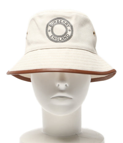 美品 BURBERRY ハット Archway Logo Applique Bucket Hat 8027038 レディース SIZE S バーバリー