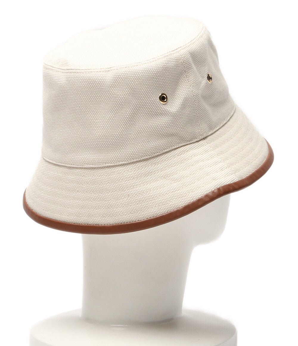 美品 BURBERRY ハット Archway Logo Applique Bucket Hat 8027038 レディース SIZE S バーバリー