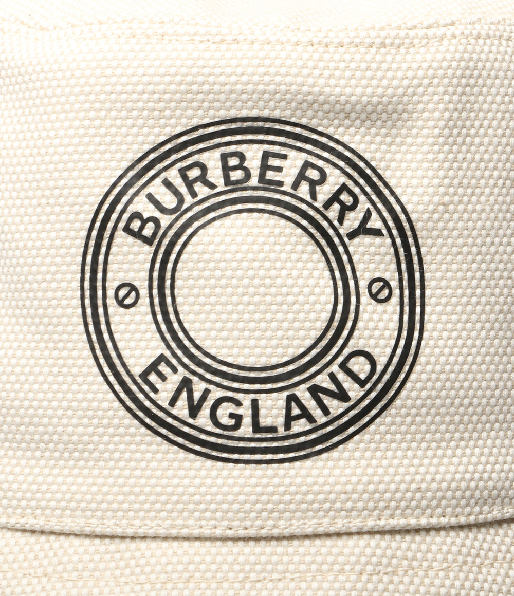 美品 BURBERRY ハット Archway Logo Applique Bucket Hat 8027038 レディース SIZE S バーバリー