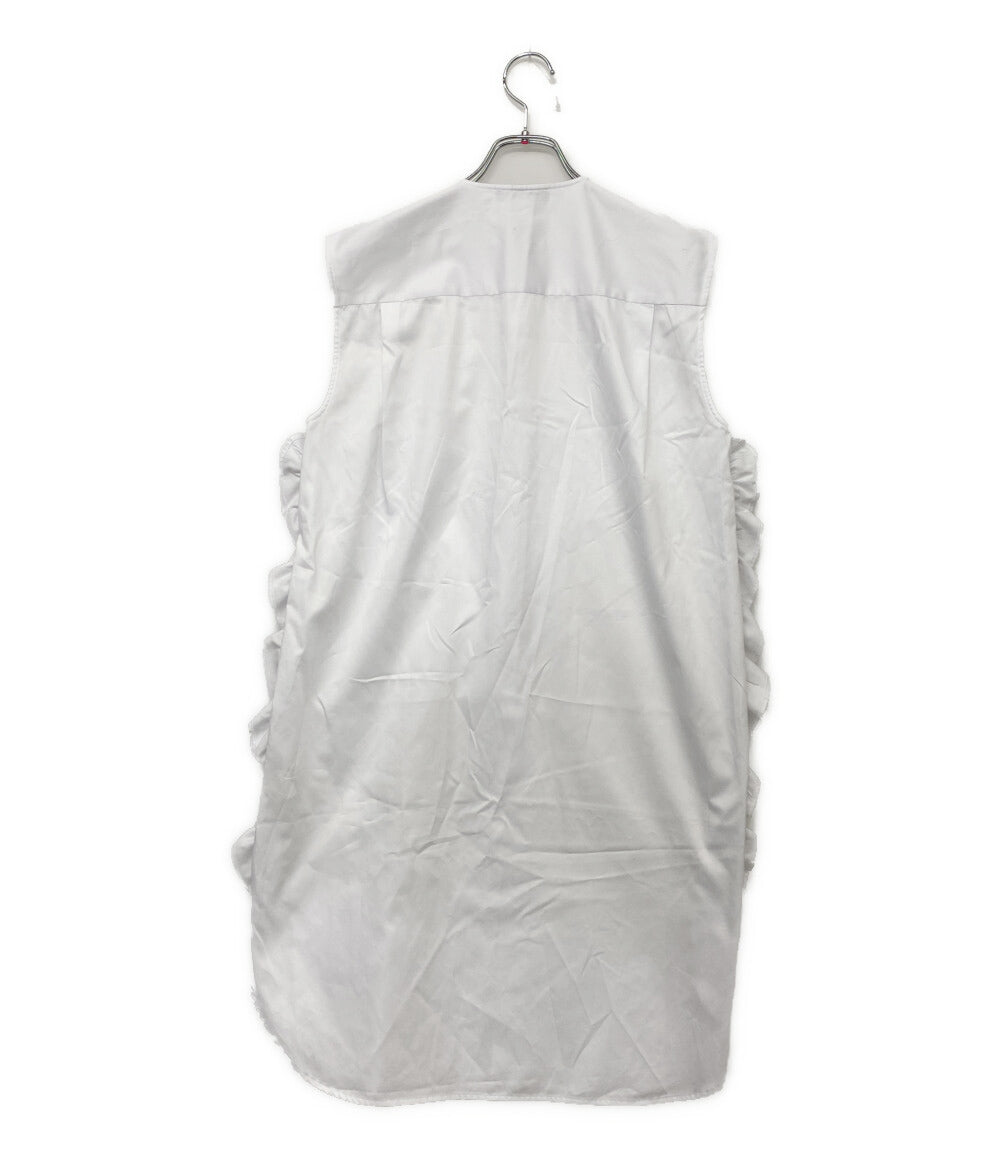 YOKO CHAN ヨーコチャン ノースリーブサイドラッフルブラウス YCB-225-472 レディース SIZE F