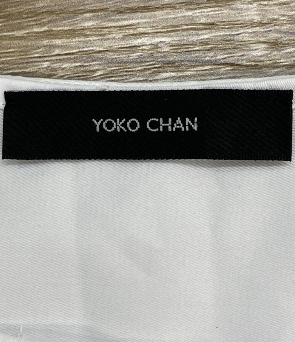 YOKO CHAN ヨーコチャン ノースリーブサイドラッフルブラウス YCB-225-472 レディース SIZE F