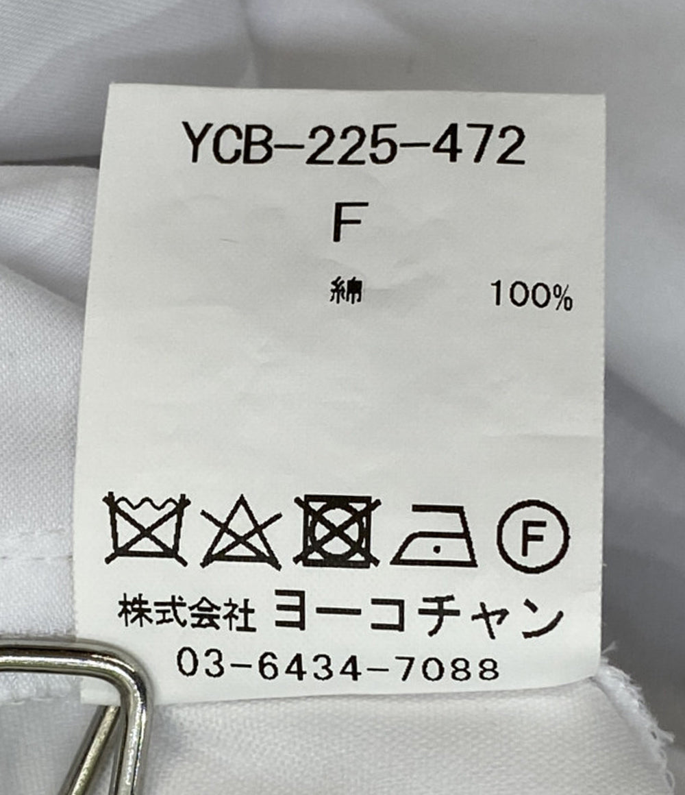 YOKO CHAN ヨーコチャン ノースリーブサイドラッフルブラウス YCB-225-472 レディース SIZE F