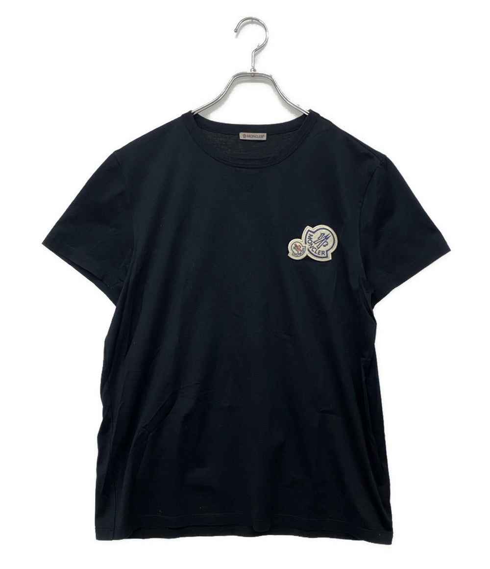 MONCLER 半袖Tシャツ ダブルワッペン C-SCOM-19-3580 メンズ SIZE L モンクレール