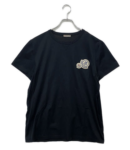 MONCLER 半袖Tシャツ ダブルワッペン C-SCOM-19-3580 メンズ SIZE L モンクレール