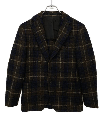 TAGLIATORE テーラードジャケット ウィンドウペン ブラウン メンズ SIZE 44 タリアトーレ