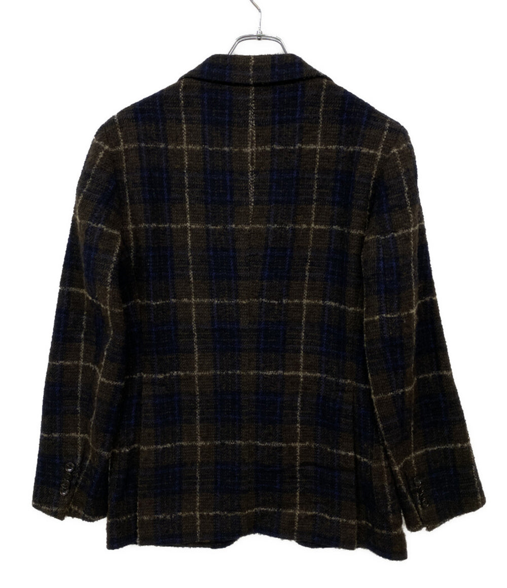 TAGLIATORE テーラードジャケット ウィンドウペン ブラウン メンズ SIZE 44 タリアトーレ