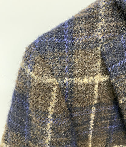 TAGLIATORE テーラードジャケット ウィンドウペン ブラウン メンズ SIZE 44 タリアトーレ