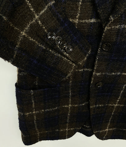 TAGLIATORE テーラードジャケット ウィンドウペン ブラウン メンズ SIZE 44 タリアトーレ