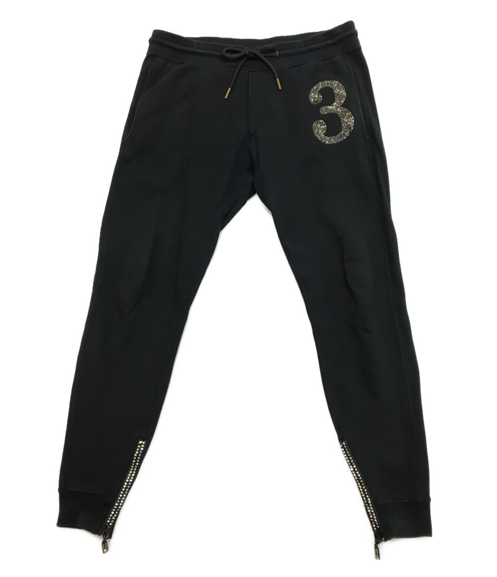 1PIU1UGUALE3 RELAX スウェットセットアップ ブラック メンズ SIZE XL ウノピゥウノウグァーレトレ リラックス