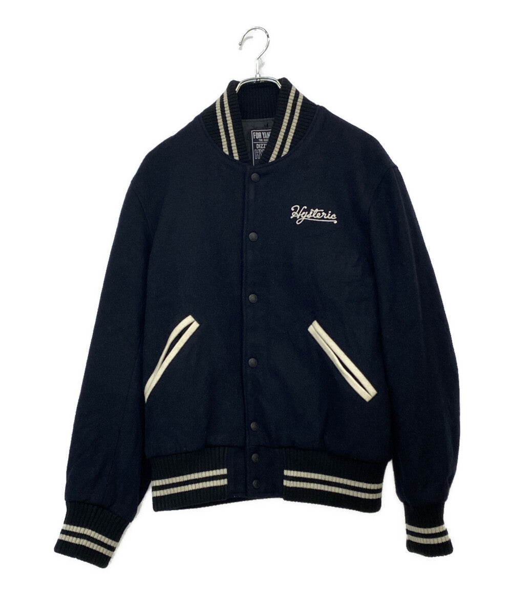 HYSTERIC GLAMOUR スタジャン ブルゾン 02213AB12 メンズ SIZE M ヒステリックグラマー