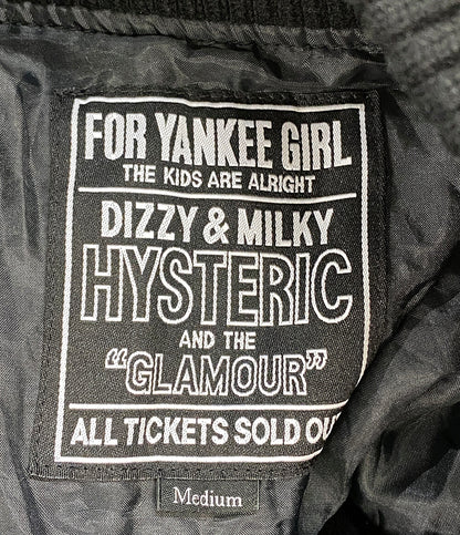 HYSTERIC GLAMOUR スタジャン ブルゾン 02213AB12 メンズ SIZE M ヒステリックグラマー
