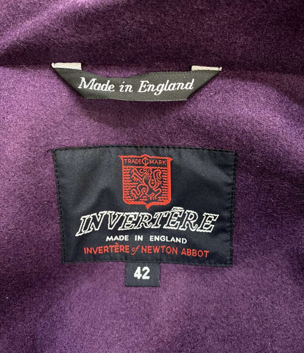 INVERTERE インバーティア ダッフルコート パープル メンズ SIZE 42