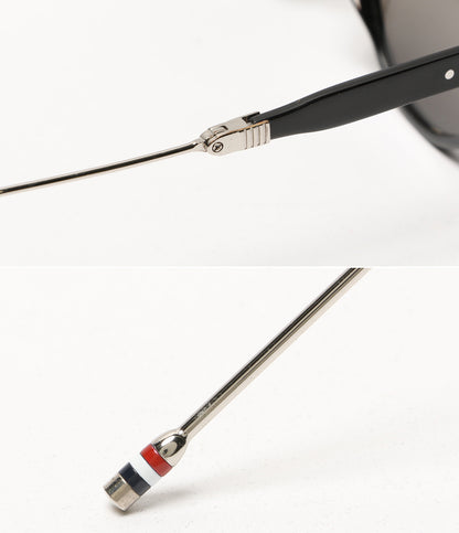 THOM BROWNE サングラス TB-806-A-BLK-SLV-52 メンズ トムブラウン