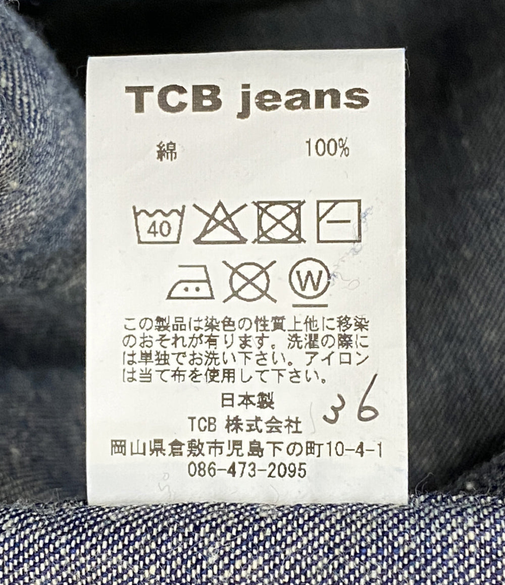 美品 TCB JEANS TCBジーンズ カバーオール CAT HEAD メンズ SIZE 36