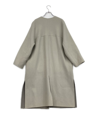 ADORE カシミヤ混ウールノーカラーコート レディース SIZE 36 アドーア