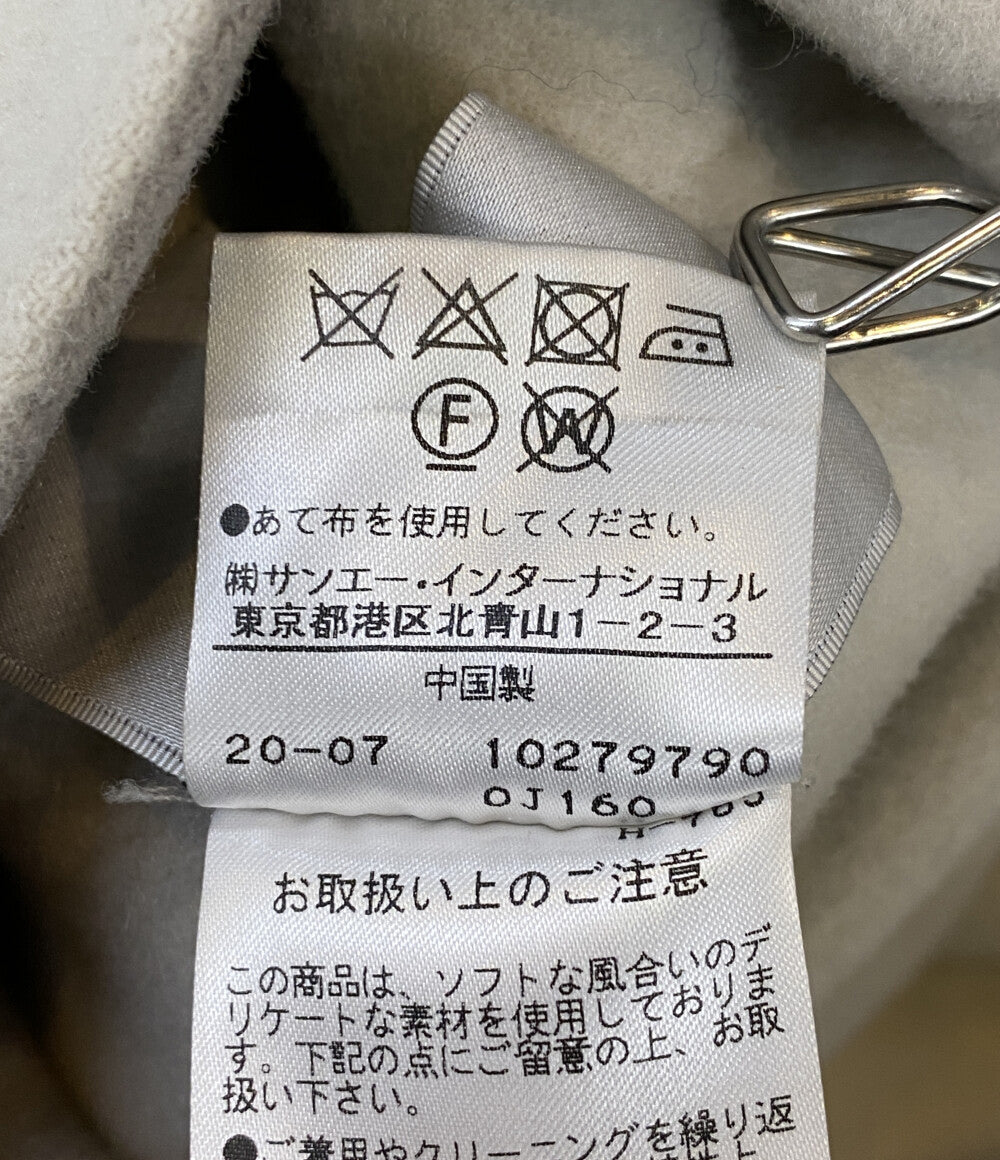 ADORE カシミヤ混ウールノーカラーコート レディース SIZE 36 アドーア