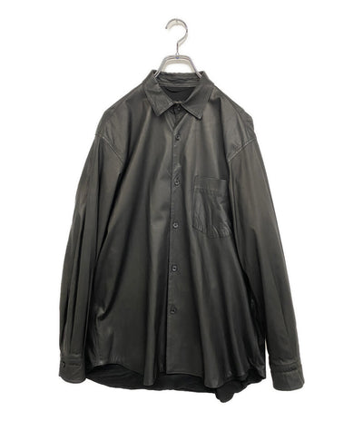 COMOLI コモリ 長袖シャツ レザー U03-01010 メンズ SIZE 2
