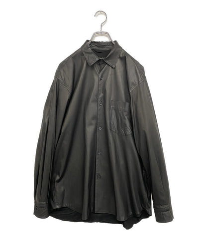 COMOLI コモリ 長袖シャツ レザー U03-01010 メンズ SIZE 2