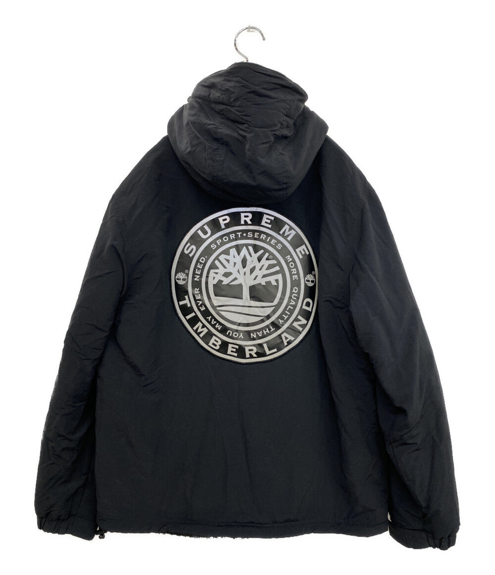 Supreme×Timberland ティンバーランド リバーシブルジャケット ブラック ボア メンズ SIZE S シュプリーム