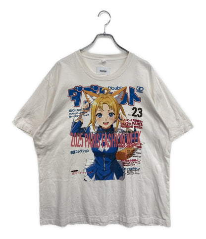 DOUBLET 半袖Ｔシャツ ANIME PRINT T-SHIRT 25SS 25SS33CS370 メンズ SIZE L ダブレット