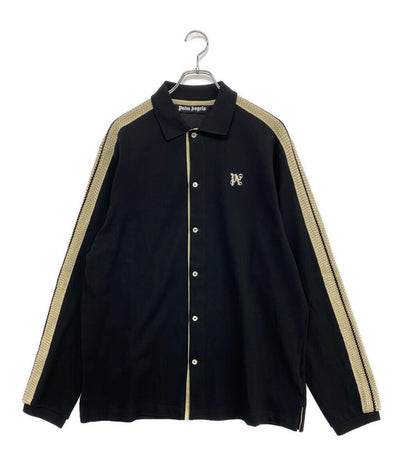 palm angels ロングスリーブボタンアップシャツ ニットジャケット メンズ SIZE L パームエンジェルス