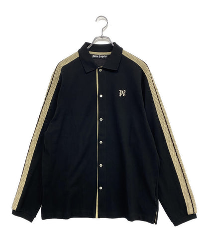 palm angels ロングスリーブボタンアップシャツ ニットジャケット メンズ SIZE L パームエンジェルス
