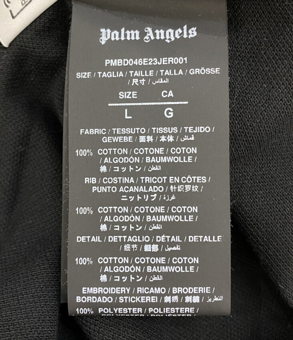 palm angels ロングスリーブボタンアップシャツ ニットジャケット メンズ SIZE L パームエンジェルス