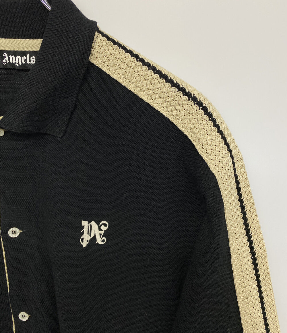 palm angels ロングスリーブボタンアップシャツ ニットジャケット メンズ SIZE L パームエンジェルス