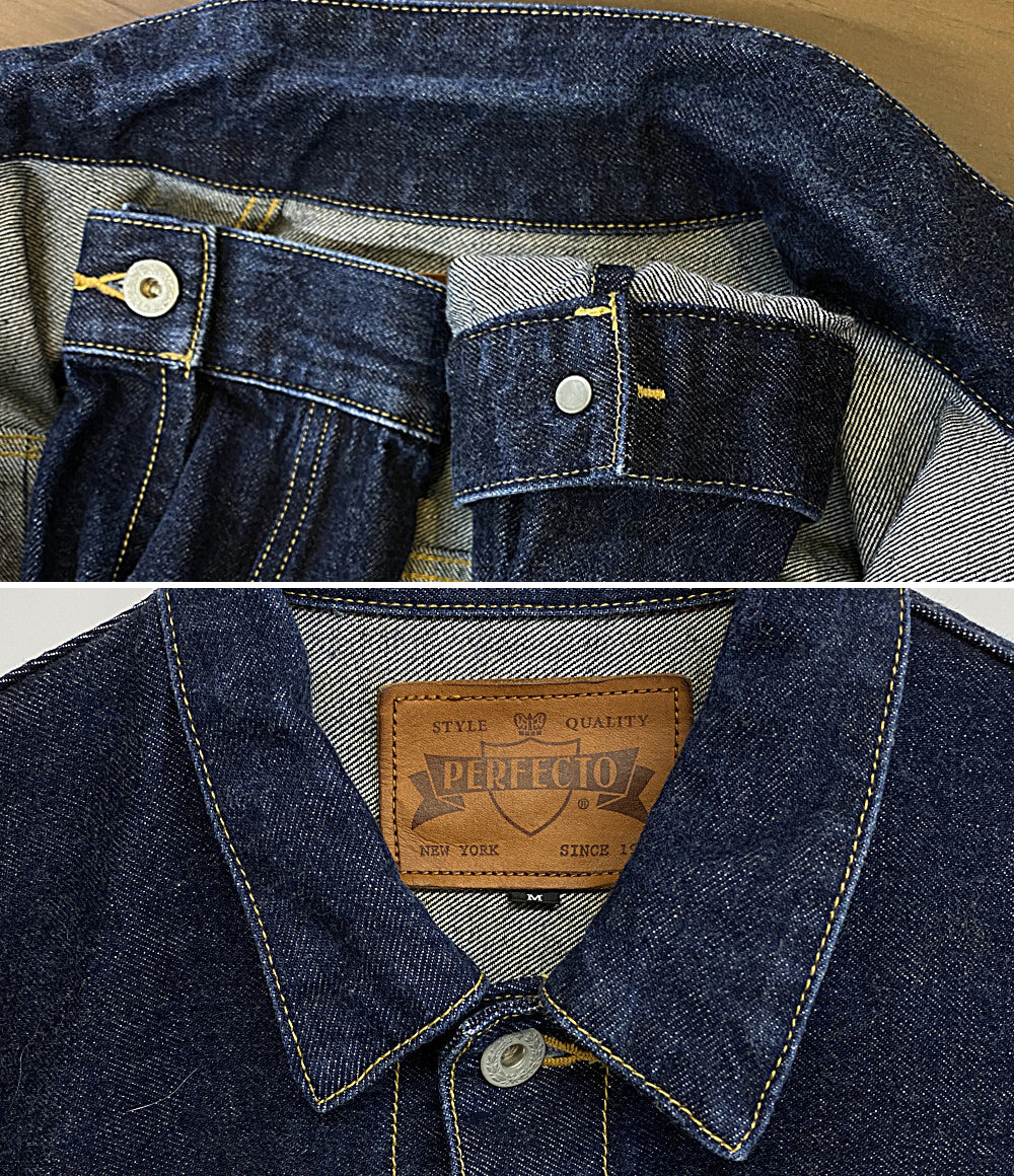 SCHOTT デニムジャケット 3112077 PERFECTO 1st DENIM JACKET メンズ SIZE M ショット