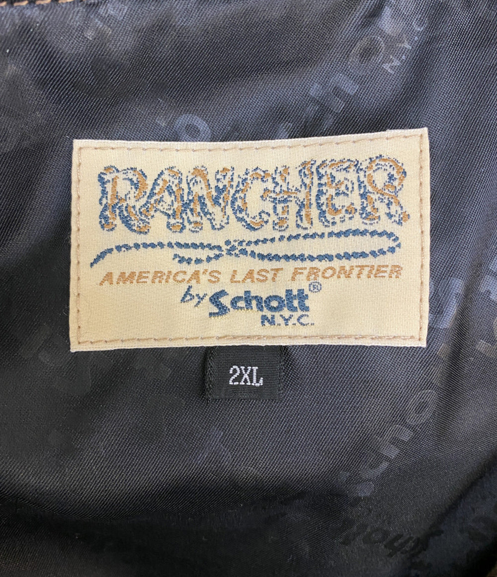 SCHOTT ジャケット NEWBIE SUEDE LEATHER JACKET メンズ SIZE 2XL ショット