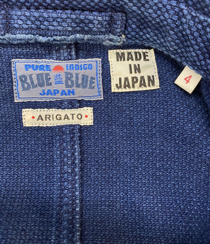 BLUE BLUE カバーオール 本藍刺子 700052-465 メンズ SIZE 4 ブルーブルー