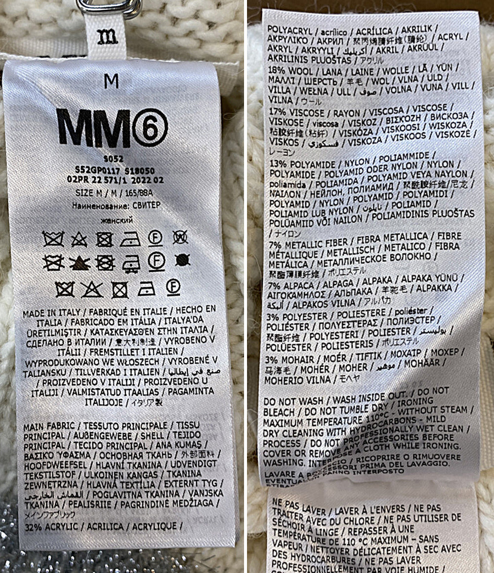 MM6 ハイネックニットセーター 2022AW レディース SIZE M エムエムシックス