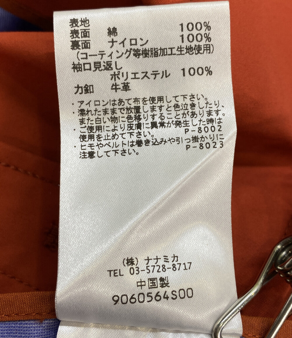 nanamica ゴアテックスステンカラーコート SUBF800 オレンジ メンズ SIZE M ナナミカ