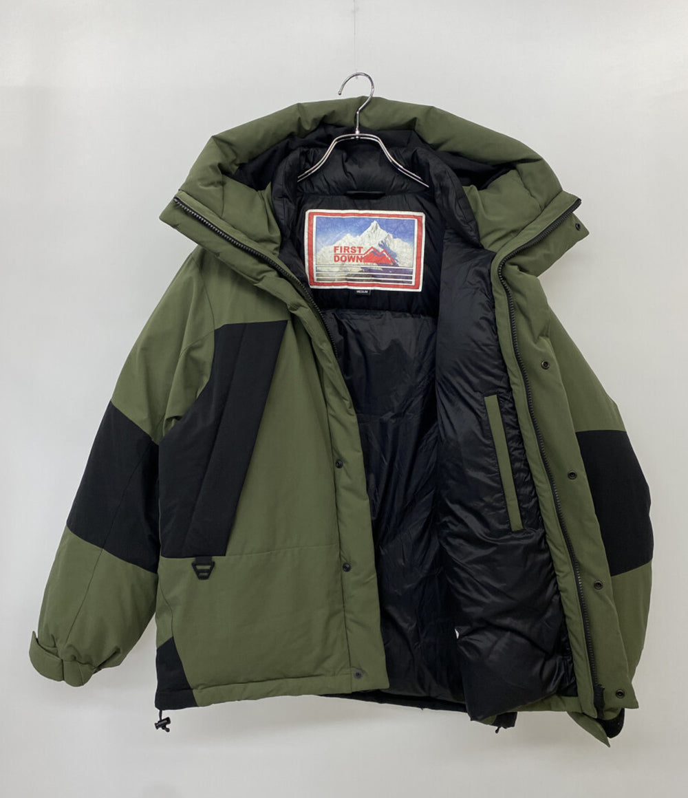 First Down ファーストダウン ダウンジャケット パネルダウンジャケット 213-1521 メンズ SIZE M