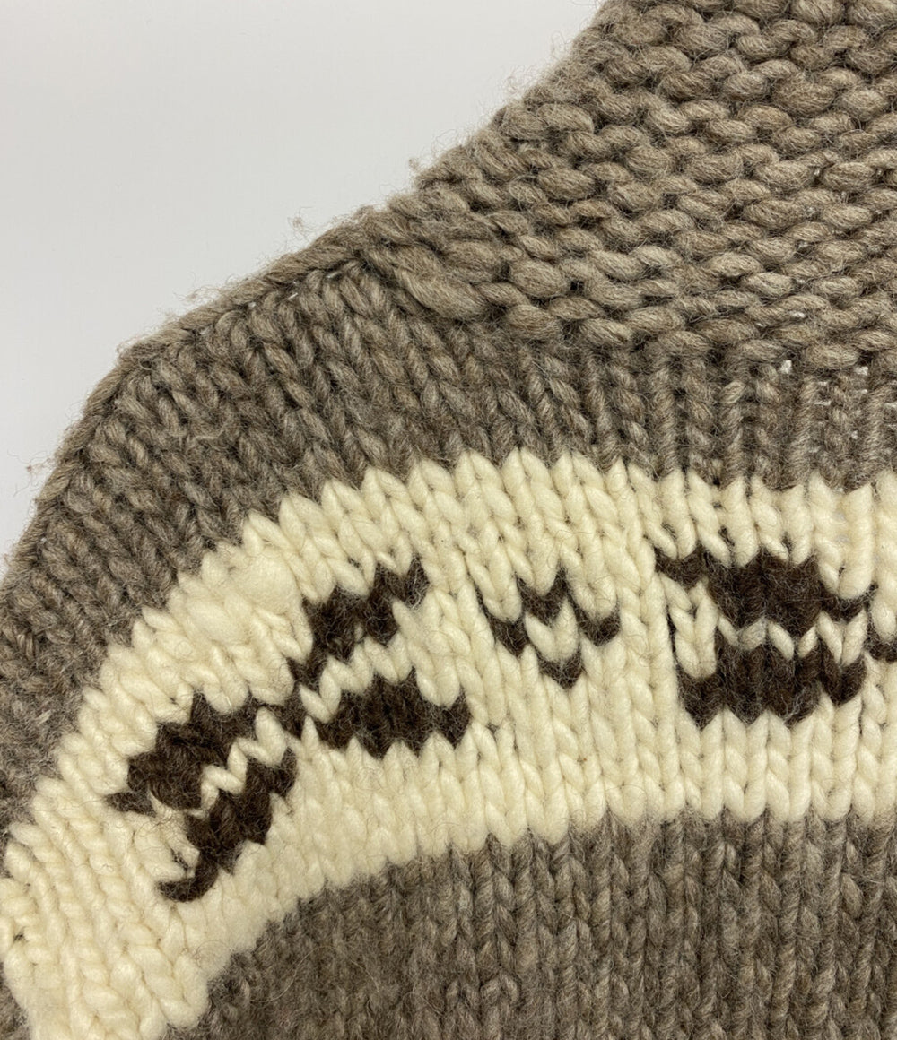 Fler Hook フライヤーフック カウチンセーター トナカイ柄 メンズ SIZE -