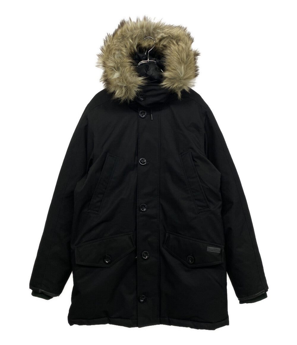 POLO RALPH LAUREN ダウンジャケット ブラック フードファー メンズ SIZE S･P･CH･170/92A ポロ・ラルフローレン