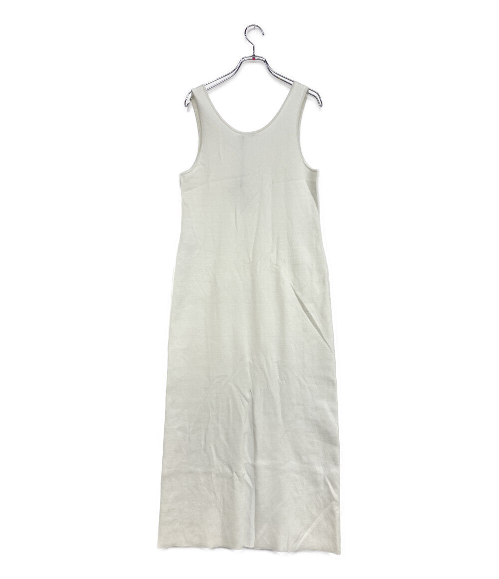 美品 AURALEE ノースリーブワンピース COTTON SILK STRETCH DOUBLE FACE 2025SS A25SD03WF レディース SIZE 1 オーラリー